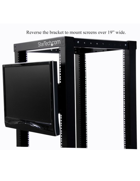 StarTech.com Bracket Soporte Montura para Monitores VESA LCD en Rack Armario de 19" Pulgadas