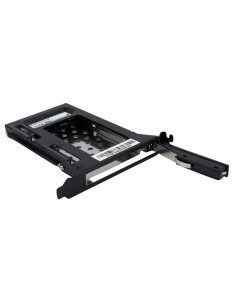 StarTech.com Bahía de Disco Duro Removible SATA de 2.5" para Ranura de Expansión de Ordenador - Adaptador de Bahía - Negro