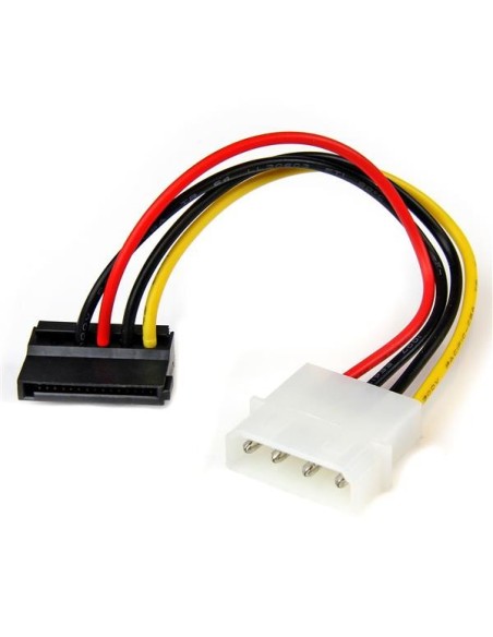 StarTech.com Adaptador Cable 15cm Alimentación SATA Ángulo a la Izquierda 15 Pines a 4 Pines LP4 StarTech.com Adaptador Cable 15cm Alimentación SATA Ángulo a la Izquierda 15 Pines a 4 Pines LP4