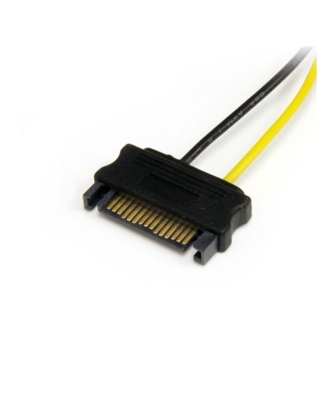 StarTech.com Cable Adaptador 15cm Alimentación SATA a Conector 6 Pines de Corriente de Tarjeta Gráfica PCI Express PCIe StarTech.com Cable Adaptador 15cm Alimentación SATA a Conector 6 Pines de Corriente de Tarjeta Gráfica PCI Express PCIe