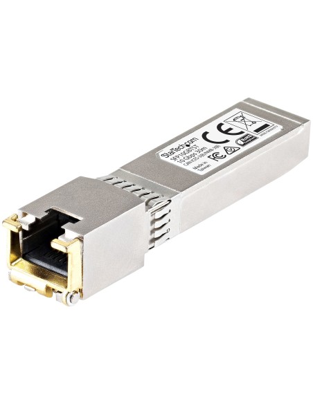 StarTech.com Módulo Transceptor SFP+ Compatible con Cisco SFP-10GB-TC - 10GBASE-T - SFP a RJ45 Cat6   Cat5e - SFP+ Ethernet StarTech.com Módulo Transceptor SFP+ Compatible con Cisco SFP-10GB-TC - 10GBASE-T - SFP a RJ45 Cat6   Cat5e - SFP+ Ethernet