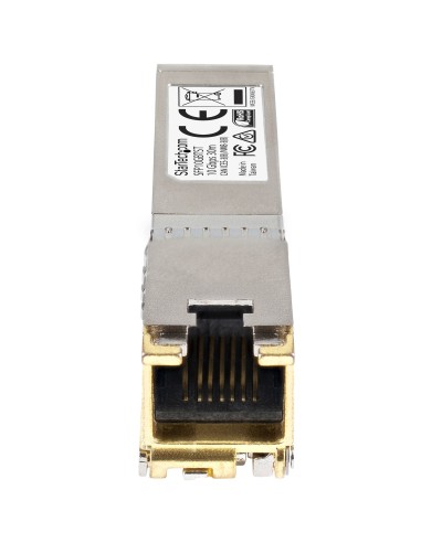 StarTech.com Módulo Transceptor SFP+ Compatible con Cisco SFP-10GB-TC - 10GBASE-T - SFP a RJ45 Cat6   Cat5e - SFP+ Ethernet
