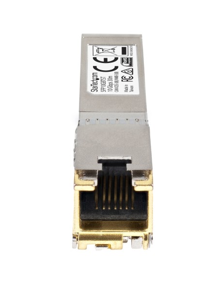 StarTech.com Módulo Transceptor SFP+ Compatible con Cisco SFP-10GB-TC - 10GBASE-T - SFP a RJ45 Cat6   Cat5e - SFP+ Ethernet StarTech.com Módulo Transceptor SFP+ Compatible con Cisco SFP-10GB-TC - 10GBASE-T - SFP a RJ45 Cat6   Cat5e - SFP+ Ethernet