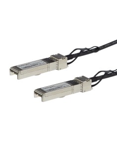 StarTech.com Cable de 1m Twinax Direct Attach SFP+ a SFP+ - 10G Compatible con MSA sin Codificar - DAC de Cobre SFP+ de 10 GbE