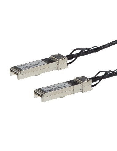 StarTech.com Cable de 3m Twinax Direct Attach SFP+ a SFP+ - 10G Compatible con MSA sin Codificar - DAC de Cobre SFP+ de 10 GbE