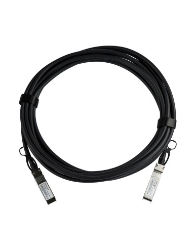 StarTech.com Cable de 5m Twinax Direct Attach SFP+ a SFP+ - 10G Compatible con MSA sin Codificar - DAC de Cobre SFP+ de 10 GbE