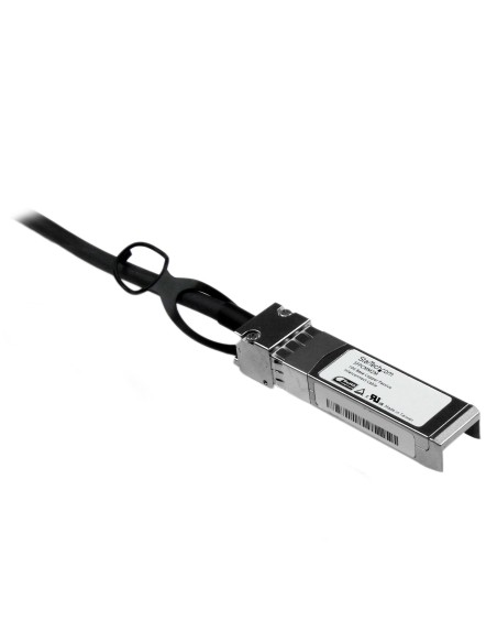 StarTech.com Cable de 2m Twinax Direct Attach SFP+ a SFP+ - 10G Compatible con Cisco SFP-H10GB-CU2M - DAC de Cobre SFP+ 10GbE - StarTech.com Cable de 2m Twinax Direct Attach SFP+ a SFP+ - 10G Compatible con Cisco SFP-H10GB-CU2M - DAC de Cobre SFP+ 10GbE -