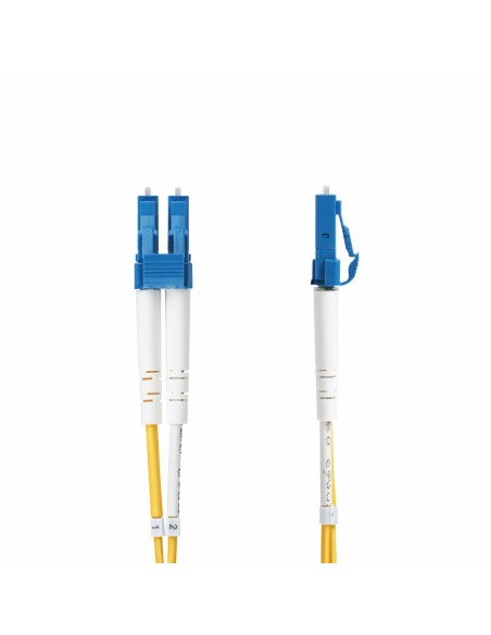 StarTech.com Cable de Fibra Óptica Dúplex LC a LC (UPC) OS2 Monomodo de 5m - 9 125µm - 100G - Resistente a Dobleces - Low StarTech.com Cable de Fibra Óptica Dúplex LC a LC (UPC) OS2 Monomodo de 5m - 9 125µm - 100G - Resistente a Dobleces - Low