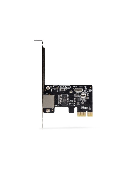 StarTech.com Tarjeta de Red PCI Express de 1 Puerto Gigabit - Adaptador Ethernet PCIe RJ45 - 10 100 1000Mbps - Tarjeta LAN -