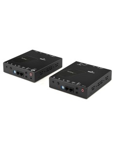 StarTech.com Juego Extensor HDMI 1080p por IP compatible Vídeo Wall - Juego Transmisor Receptor HDMI por Ethernet Cat5 Cat6 -