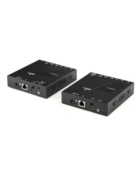 StarTech.com Juego Extensor HDMI 1080p por IP compatible Vídeo Wall - Juego Transmisor Receptor HDMI por Ethernet Cat5 Cat6 -