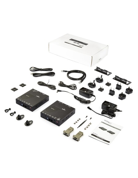 StarTech.com Juego Extensor HDMI 1080p por IP compatible Vídeo Wall - Juego Transmisor Receptor HDMI por Ethernet Cat5 Cat6 - StarTech.com Juego Extensor HDMI 1080p por IP compatible Vídeo Wall - Juego Transmisor Receptor HDMI por Ethernet Cat5 Cat6 -