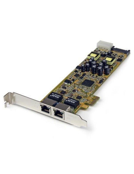 StarTech.com Tarjeta Adaptador de Red PoE PSE PCI Express PCIe Gigabit Ethernet con 2 Puertos RJ45