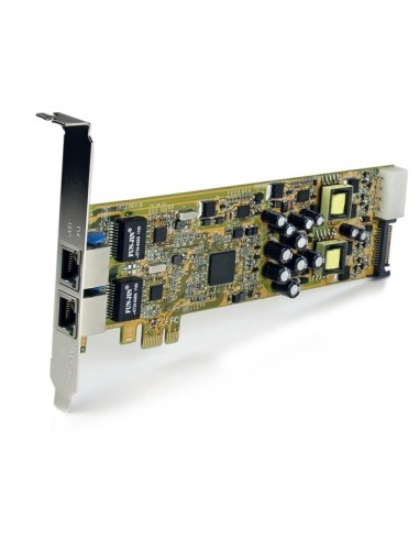 StarTech.com Tarjeta Adaptador de Red PoE PSE PCI Express PCIe Gigabit Ethernet con 2 Puertos RJ45