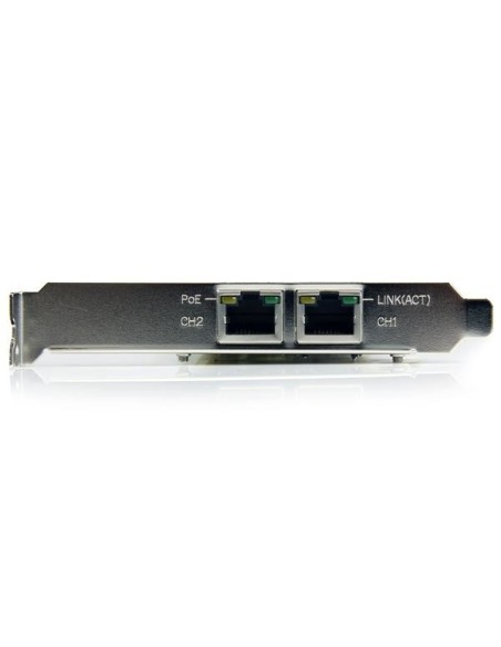 StarTech.com Tarjeta Adaptador de Red PoE PSE PCI Express PCIe Gigabit Ethernet con 2 Puertos RJ45 StarTech.com Tarjeta Adaptador de Red PoE PSE PCI Express PCIe Gigabit Ethernet con 2 Puertos RJ45