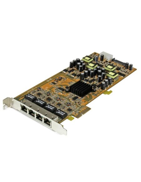 StarTech.com Tarjeta PCI Express de Red Ethernet Gigabit con 4 Puertos RJ45 PoE Power over Ethernet StarTech.com Tarjeta PCI Express de Red Ethernet Gigabit con 4 Puertos RJ45 PoE Power over Ethernet