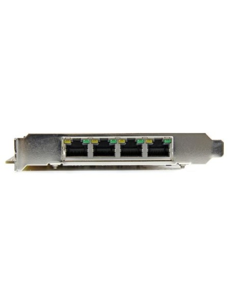 StarTech.com Tarjeta PCI Express de Red Ethernet Gigabit con 4 Puertos RJ45 PoE Power over Ethernet StarTech.com Tarjeta PCI Express de Red Ethernet Gigabit con 4 Puertos RJ45 PoE Power over Ethernet