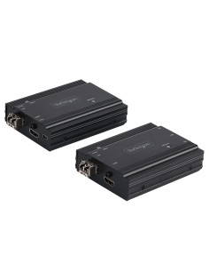 StarTech.com Extensor KVM HDMI de 4K por Fibra - Alargador de Consola Switch KVM con Vídeo HDMI y USB Remoto - hasta 300m