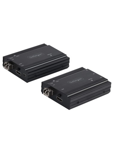 StarTech.com Extensor KVM HDMI de 4K por Fibra - Alargador de Consola Switch KVM con Vídeo HDMI y USB Remoto - hasta 300m
