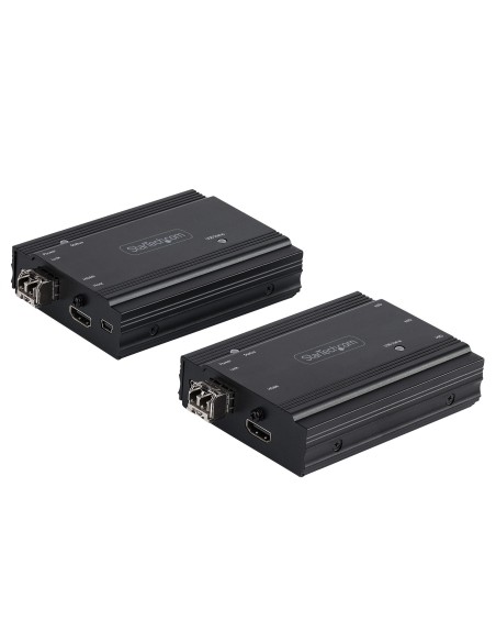 StarTech.com Extensor KVM HDMI de 4K por Fibra - Alargador de Consola Switch KVM con Vídeo HDMI y USB Remoto - hasta 300m StarTech.com Extensor KVM HDMI de 4K por Fibra - Alargador de Consola Switch KVM con Vídeo HDMI y USB Remoto - hasta 300m