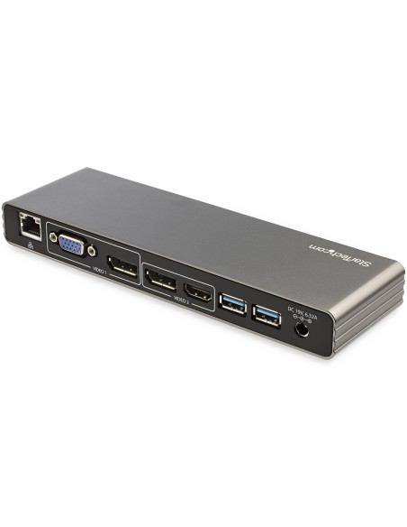 StarTech.com Dock Thunderbolt 3 - Docking Station Thunderbolt 3 de Dos Monitores DisplayPort HDMI y VGA 1080p para Portátil - StarTech.com Dock Thunderbolt 3 - Docking Station Thunderbolt 3 de Dos Monitores DisplayPort HDMI y VGA 1080p para Portátil -