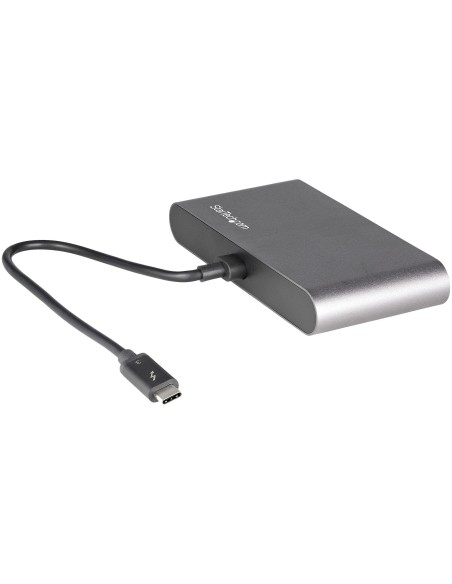 StarTech.com Mini Dock Thunderbolt 3 - Docking Station Portátil para 2 Monitores con DP 4K 60Hz, 1x Hub USB-A (USB 3.0 5 Gbps), StarTech.com Mini Dock Thunderbolt 3 - Docking Station Portátil para 2 Monitores con DP 4K 60Hz, 1x Hub USB-A (USB 3.0 5 Gbps),
