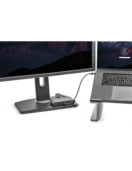 StarTech.com Mini Dock Thunderbolt 3 - Docking Station Portátil para 2 Monitores con DP 4K 60Hz, 1x Hub USB-A (USB 3.0 5 Gbps), StarTech.com Mini Dock Thunderbolt 3 - Docking Station Portátil para 2 Monitores con DP 4K 60Hz, 1x Hub USB-A (USB 3.0 5 Gbps),