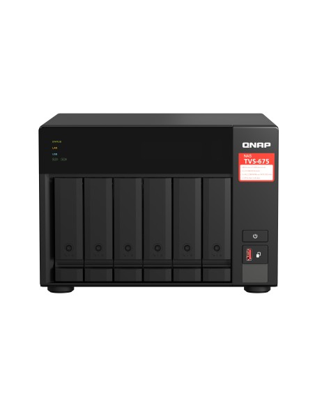 QNAP TVS-675 NAS Torre ZhaoXin KaiXian KX-6000 KX-U6580 8 GB DDR4 0 TB QuTS hero Negro QNAP TVS-675 NAS Torre ZhaoXin KaiXian KX-6000 KX-U6580 8 GB DDR4 0 TB QuTS hero Negro