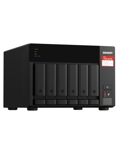 QNAP TVS-675 NAS Torre ZhaoXin KaiXian KX-6000 KX-U6580 8 GB DDR4 0 TB QuTS hero Negro