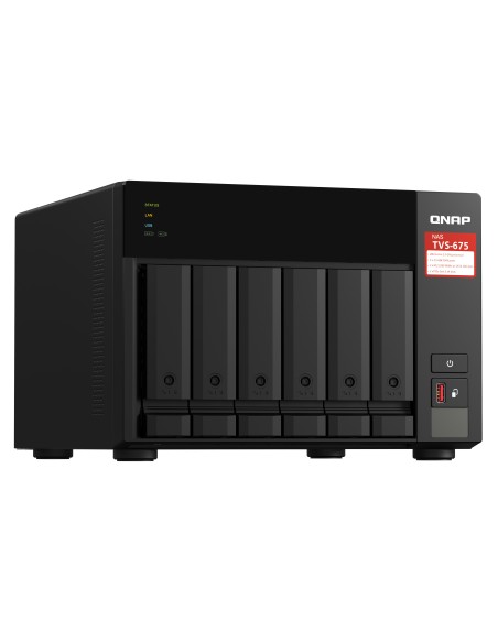 QNAP TVS-675 NAS Torre ZhaoXin KaiXian KX-6000 KX-U6580 8 GB DDR4 0 TB QuTS hero Negro QNAP TVS-675 NAS Torre ZhaoXin KaiXian KX-6000 KX-U6580 8 GB DDR4 0 TB QuTS hero Negro