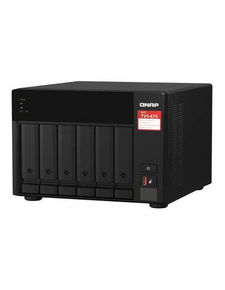 QNAP TVS-675 NAS Torre ZhaoXin KaiXian KX-6000 KX-U6580 8 GB DDR4 0 TB QuTS hero Negro QNAP TVS-675 NAS Torre ZhaoXin KaiXian KX-6000 KX-U6580 8 GB DDR4 0 TB QuTS hero Negro