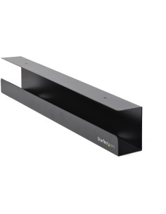 StarTech.com Bandeja para Gestión de Cableado para Debajo del Escritorio - Organizador de Cableado Tipo Bandeja para Escritorio