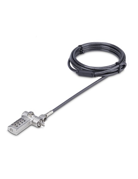 StarTech.com Cable Antirrobo Universal de Portátil de 2m - Candado de Seguridad para Portátil - Serializado - con Clave de StarTech.com Cable Antirrobo Universal de Portátil de 2m - Candado de Seguridad para Portátil - Serializado - con Clave de