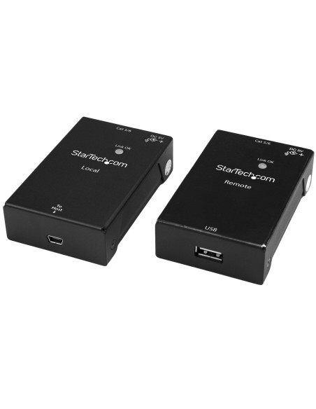 StarTech.com Extensor Alargador de 1 Puerto USB 2.0 por Cable Cat5 o Cat6 - 50m StarTech.com Extensor Alargador de 1 Puerto USB 2.0 por Cable Cat5 o Cat6 - 50m