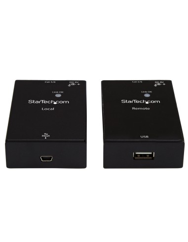 StarTech.com Extensor Alargador de 1 Puerto USB 2.0 por Cable Cat5 o Cat6 - 50m