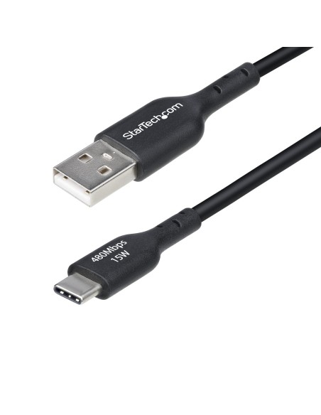 StarTech.com Cable Cargador USB-A a USB-C de 1m - Cable Adaptador USB-A a USB Tipo C - 3A - Cable de Carga y Sincronización - StarTech.com Cable Cargador USB-A a USB-C de 1m - Cable Adaptador USB-A a USB Tipo C - 3A - Cable de Carga y Sincronización -