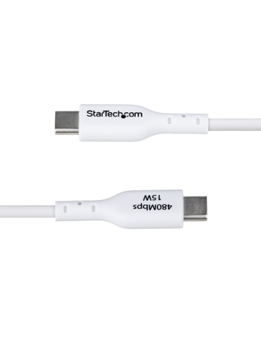 StarTech.com Cable Cargador USB-A a USB-C de 1m - Cable Adaptador USB-A a USB Tipo C - 3A - Cable de Carga y Sincronización -