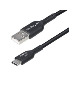 StarTech.com Cable de Carga USB-A a USB-C de 2m - Cable de Carga USB Tipo C - Carga Rápida de 3A - Cable de Transferencia de