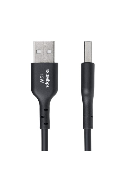 StarTech.com Cable de Carga USB-A a USB-C de 2m - Cable de Carga USB Tipo C - Carga Rápida de 3A - Cable de Transferencia de StarTech.com Cable de Carga USB-A a USB-C de 2m - Cable de Carga USB Tipo C - Carga Rápida de 3A - Cable de Transferencia de