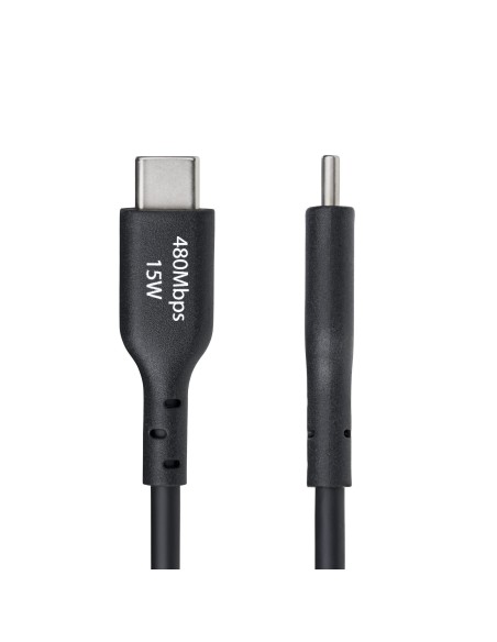 StarTech.com Cable de Carga USB-A a USB-C de 2m - Cable de Carga USB Tipo C - Carga Rápida de 3A - Cable de Transferencia de StarTech.com Cable de Carga USB-A a USB-C de 2m - Cable de Carga USB Tipo C - Carga Rápida de 3A - Cable de Transferencia de