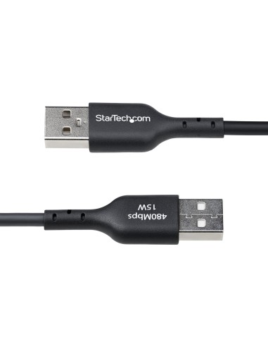 StarTech.com Cable de Carga USB-A a USB-C de 2m - Cable de Carga USB Tipo C - Carga Rápida de 3A - Cable de Transferencia de