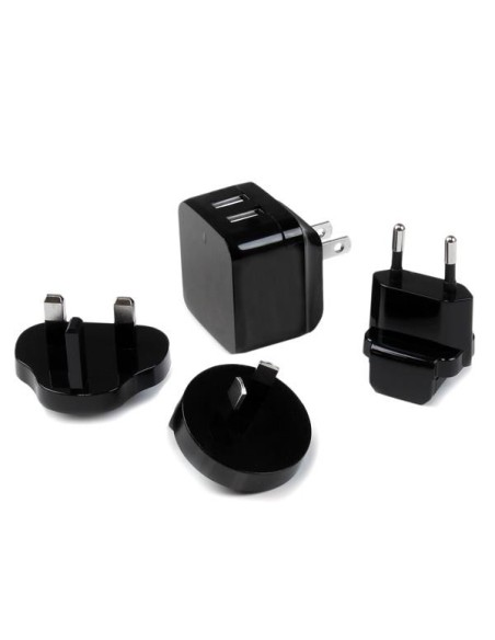 StarTech.com Cargador de Pared USB de 2 Puertos para Tablets Smartphones - Cargador de Alta Potencia para Viajes StarTech.com Cargador de Pared USB de 2 Puertos para Tablets Smartphones - Cargador de Alta Potencia para Viajes