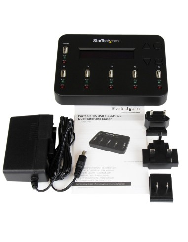 StarTech.com Clonador Autónomo 1 5 para Memorias USB - Copiador de Unidades de Memoria USB - Copia Sector por Sector de Sistema