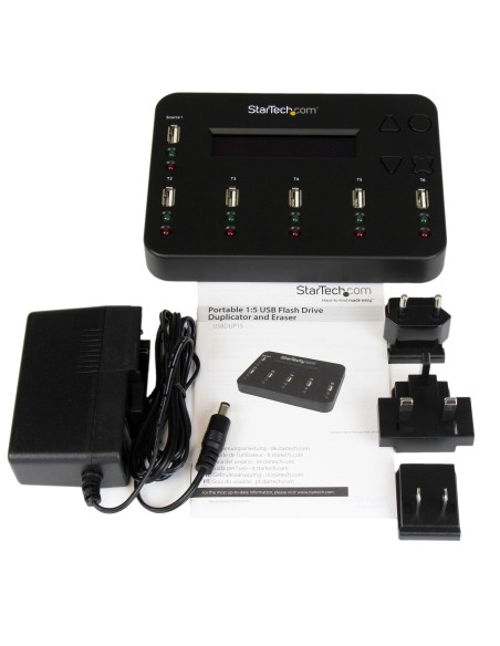 StarTech.com Clonador Autónomo 1 5 para Memorias USB - Copiador de Unidades de Memoria USB - Copia Sector por Sector de Sistema StarTech.com Clonador Autónomo 1 5 para Memorias USB - Copiador de Unidades de Memoria USB - Copia Sector por Sector de Sistema