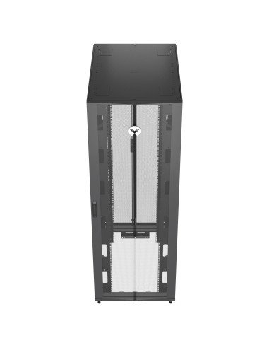 Vertiv VR3357 armario rack 48U Rack o bastidor independiente Negro, Transparente