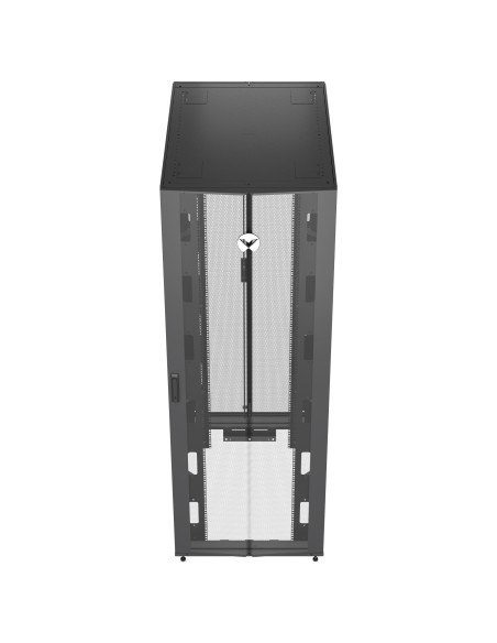 Vertiv VR3357 armario rack 48U Rack o bastidor independiente Negro, Transparente