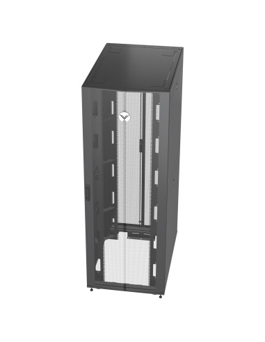 Vertiv VR3357 armario rack 48U Rack o bastidor independiente Negro, Transparente