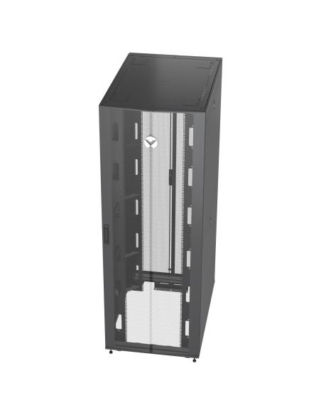 Vertiv VR3357 armario rack 48U Rack o bastidor independiente Negro, Transparente