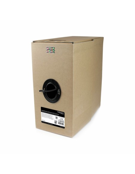 StarTech.com Bobina de Cable de Red Ethernet Cat6 a Granel - 304,8m - Sólido - CMR - Negro - Se Ajusta a TAA StarTech.com Bobina de Cable de Red Ethernet Cat6 a Granel - 304,8m - Sólido - CMR - Negro - Se Ajusta a TAA