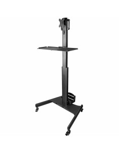 StarTech.com Carrito Ergonómico con Ajuste de Altura para Estación de Trabajo Móvil - con Soporte VESA para Monitor - con